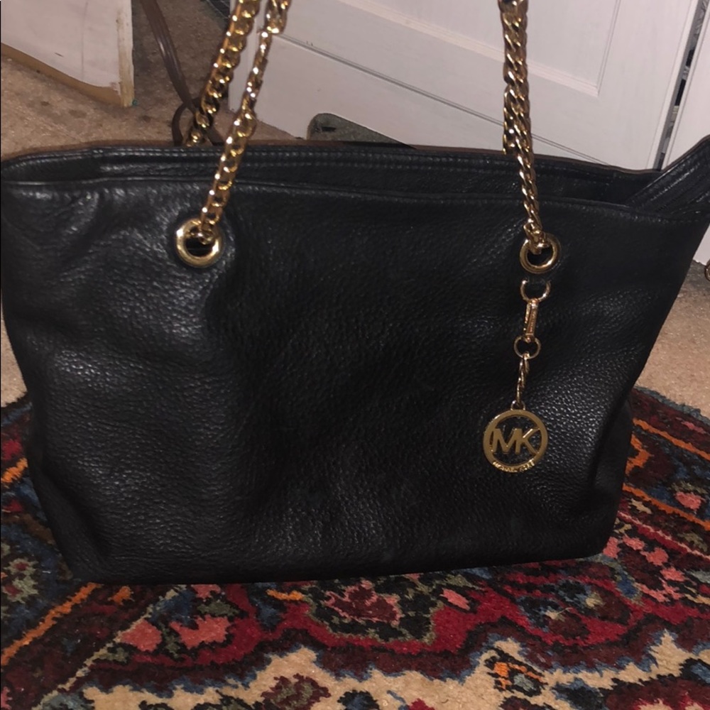 Black michael kors tote